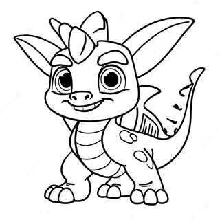 Spyro The Dragon Skylanders Coloring Page 18656-15618