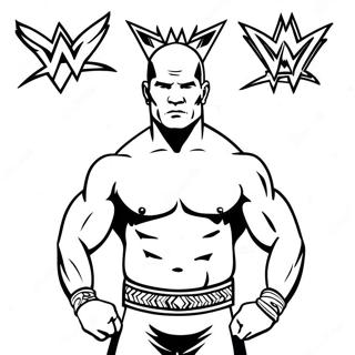 Wwe Coloring Page 18685-15639