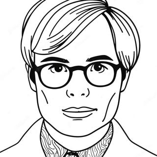 Andy Warhol Coloring Pages