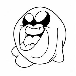 Big Mouth Cartoon Character Coloring Page 18715-15664