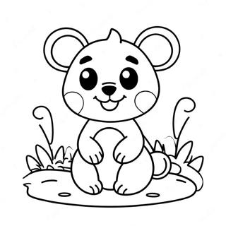 Cute Number 2 Coloring Page 18726-15674