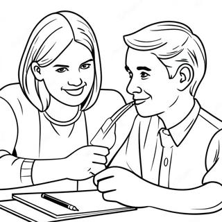 Social Skills Coloring Page 18745-15688