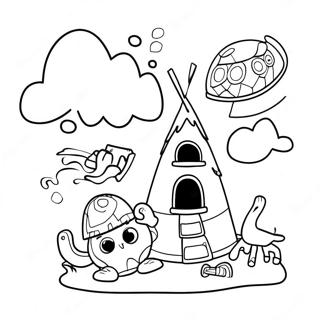 Island Of Misfit Toys Coloring Pages