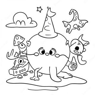 Colorful Island Of Misfit Toys Coloring Page 18776-15713