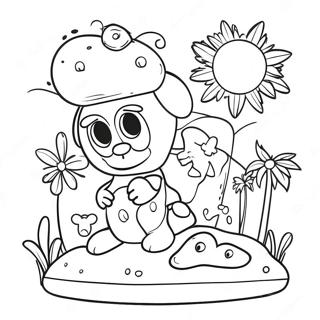 Colorful Island Of Misfit Toys Coloring Page 18776-15714