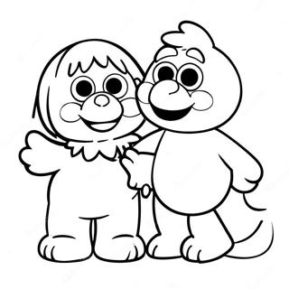 Elmo And Abby Coloring Page 18838-15759