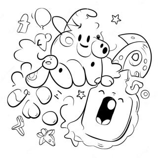 Word Party Coloring Page 18868-15782