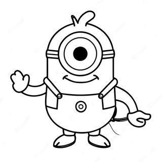 Halloween Minion Coloring Page 18888-15798