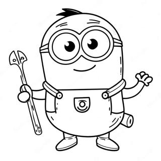 Halloween Minion Coloring Page 18888-15799