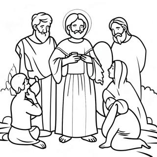 Colorful Bible Stories Coloring Page 18919-15825