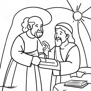 Colorful Bible Stories Coloring Page 18919-15826