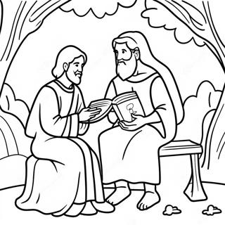 Colorful Bible Stories Coloring Page 18919-15827