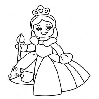 Lego Princess Coloring Page 18928-15831