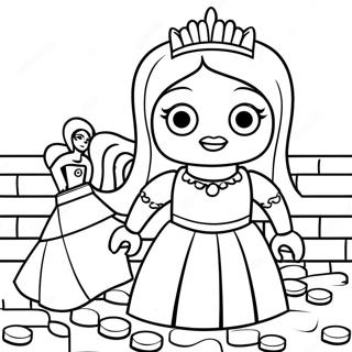 Lego Princess Coloring Page 18928-15832