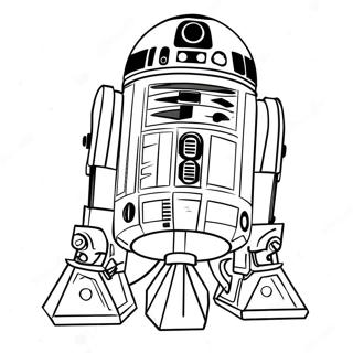 R2 D2 In Action Coloring Page 18939-15841