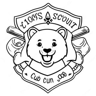 Cub Scout Logo Coloring Page 18978-15870