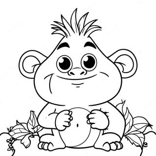 Viva Trolls Coloring Pages