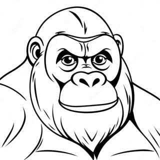 Ivan The Gorilla Coloring Page 19029-15914