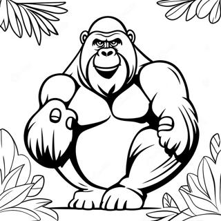 Ivan The Gorilla Coloring Page 19029-15916