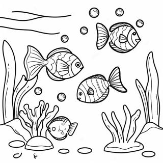 Colorful Underwater Scene Coloring Page 1902-1568