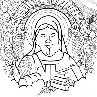 Psalms Coloring Page 19078-15950