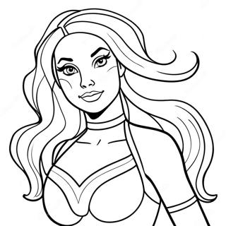 Starfire Coloring Page 19088-15958