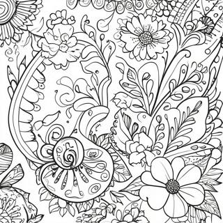 Folk Art Coloring Page 19108-15974