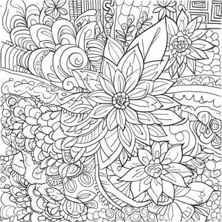 Traditional Folk Art Patterns Coloring Page 19109-15978