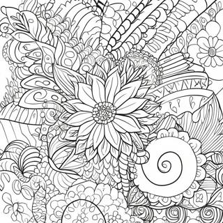 Traditional Folk Art Patterns Coloring Page 19109-15979