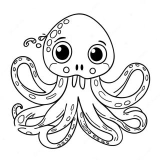 Teenage Kraken Coloring Page 1911-1572