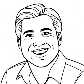 Ken With A Bright Smile Coloring Page 19149-16009