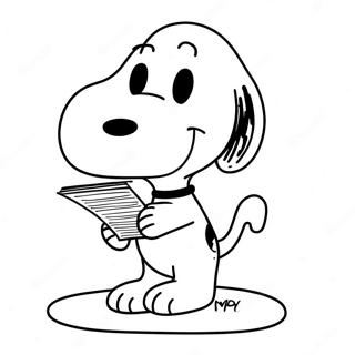 Snoopy Coloring Page 19158-16015