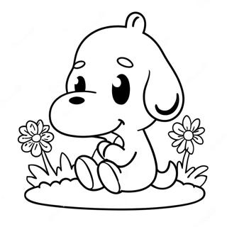 Snoopy With Woodstock Coloring Page 19159-16017