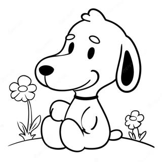 Snoopy With Woodstock Coloring Page 19159-16019