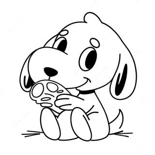 Snoopy With Woodstock Coloring Page 19159-16020