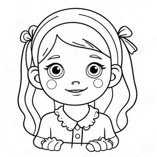 Cute Sister Coloring Page 19178-16031