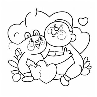 Happy Valentines Day Dad Coloring Pages