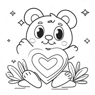 Cute Valentine S Day Card For Dad Coloring Page 19199-16049