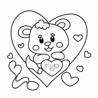 Cute Valentine S Day Card For Dad Coloring Page 19199-16052