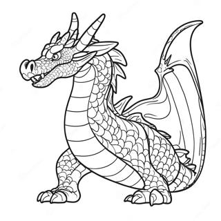 Furious Dragon Coloring Page 19209-16060