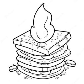 Smores Coloring Pages