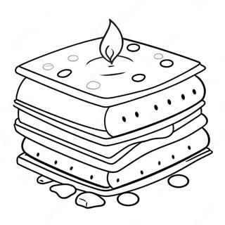 S Mores Coloring Page 19288-16119