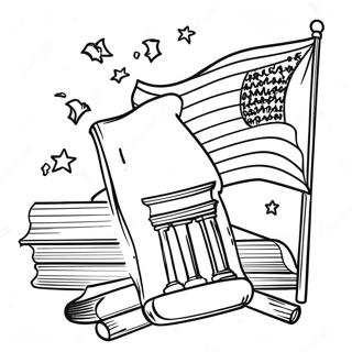 Historical Constitution Coloring Page 19299-16130