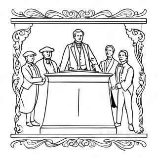 Historical Constitution Coloring Page 19299-16132