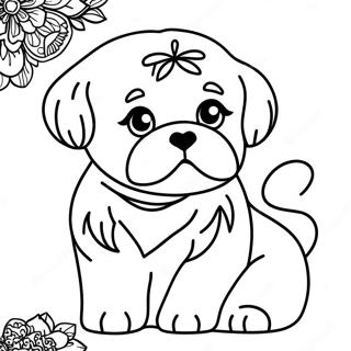 Shih Tzu Coloring Pages