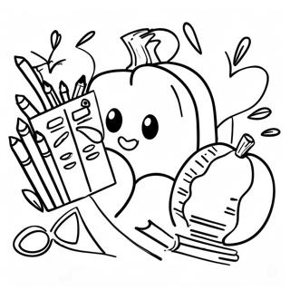 Back To School Coloring Page 1931-1586