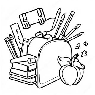 Back To School Coloring Page 1931-1588