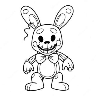 Withered Bonnie Coloring Page 19408-16215