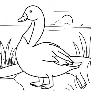 Goose Coloring Page 19438-16238