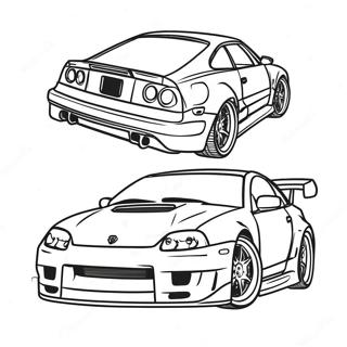 Jdm Car Coloring Page 19468-16264